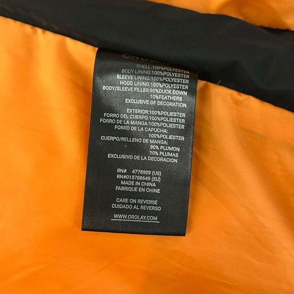 Orolay Women's Small Thickened Down Jacket Black Puffer Parka Winter Coat - Picture 8 of 16